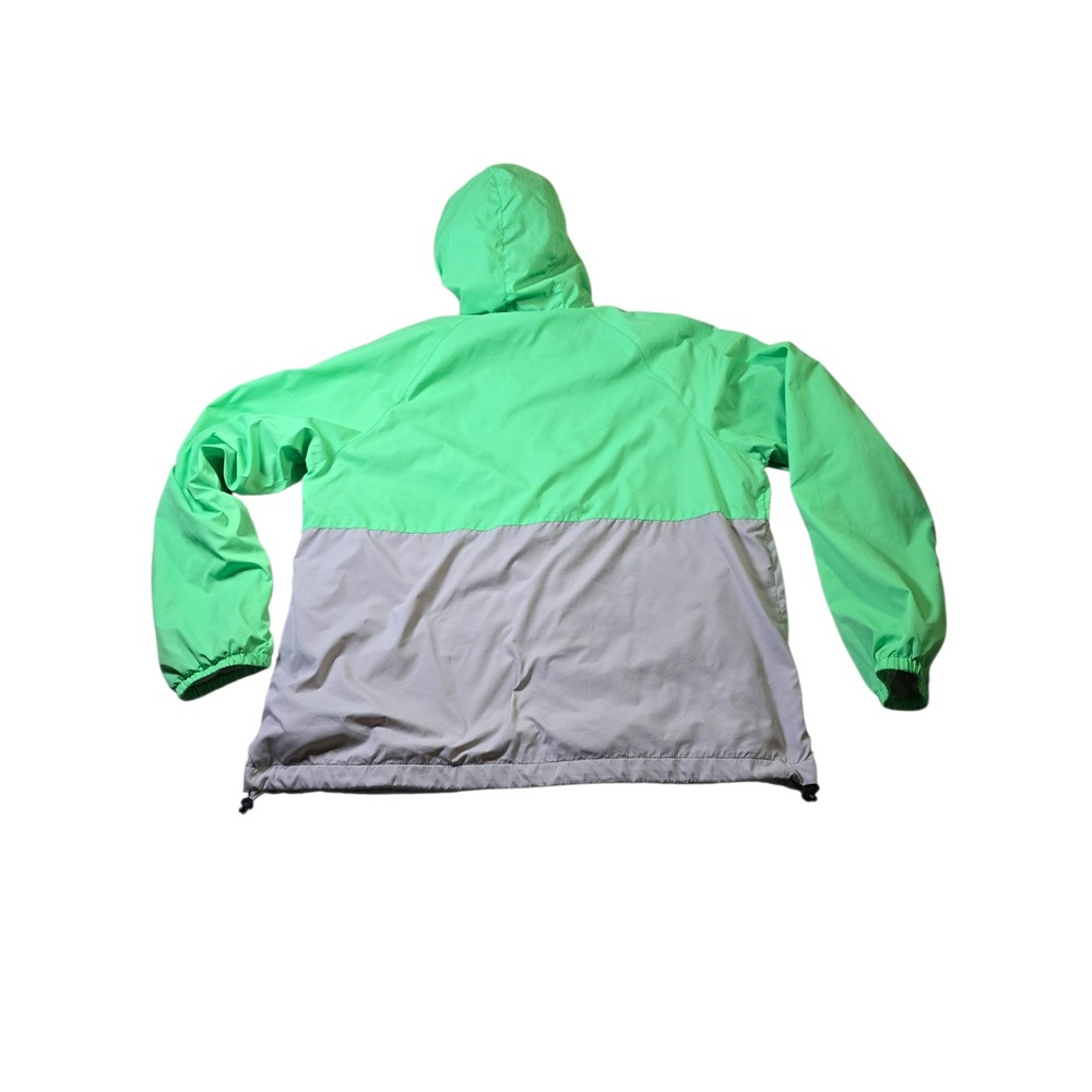 New Balance Green Grey Windbreaker Jacket L - Picture 6 of 7